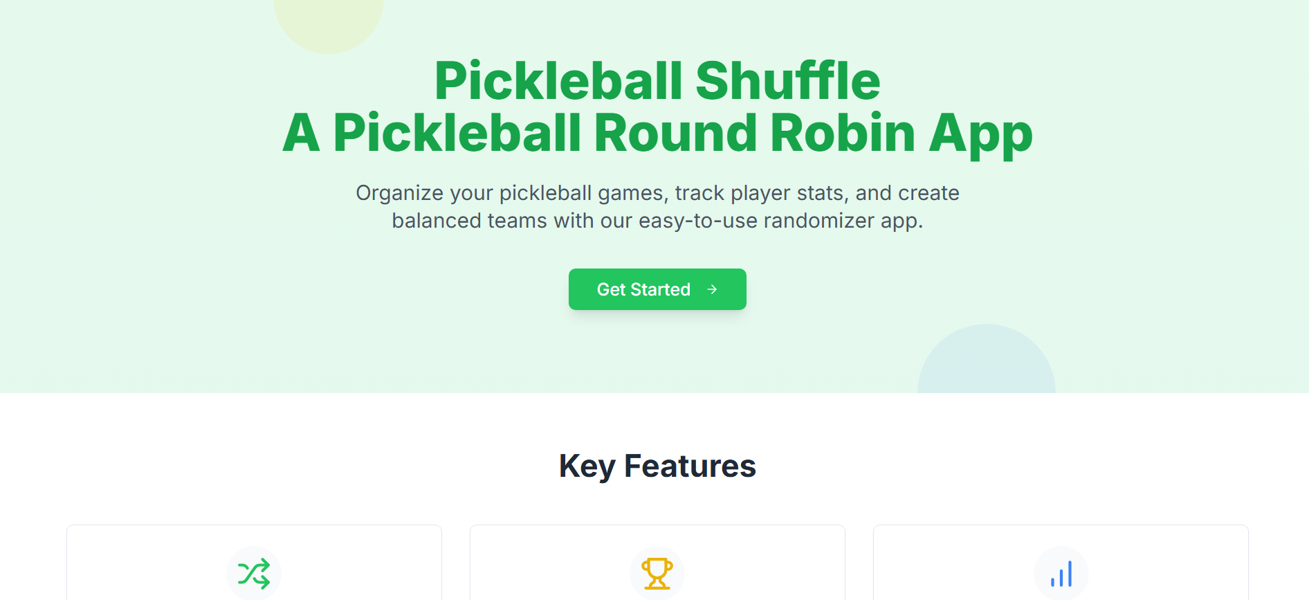 Pickleball Shuffle
